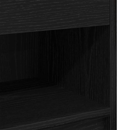 Mesa de cabeceira com gaveta 39x28x41 cm preto