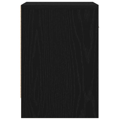 Mesas de cabeceira 2 pcs com gaveta 39x28x41 cm preto