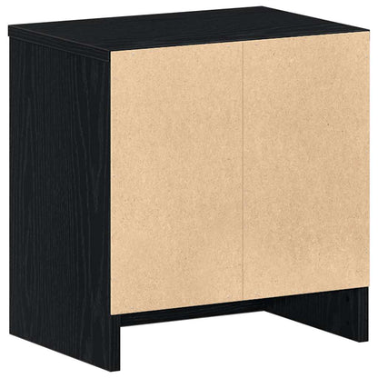 Mesas de cabeceira 2 pcs com gaveta 39x28x41 cm preto
