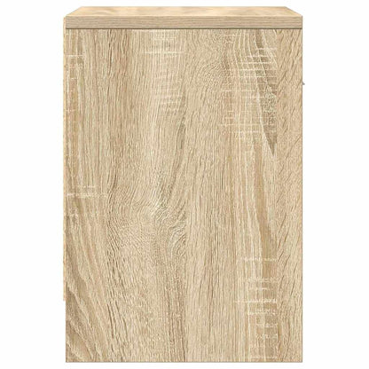 Mesa de cabeceira com gaveta 39x28x41 cm carvalho sonoma