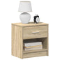 Mesas de cabeceira 2 pcs com gaveta 39x28x41 cm carvalho sonoma
