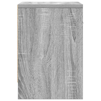 Mesas de cabeceira 2 pcs com gaveta 39x28x41 cm cinzento sonoma