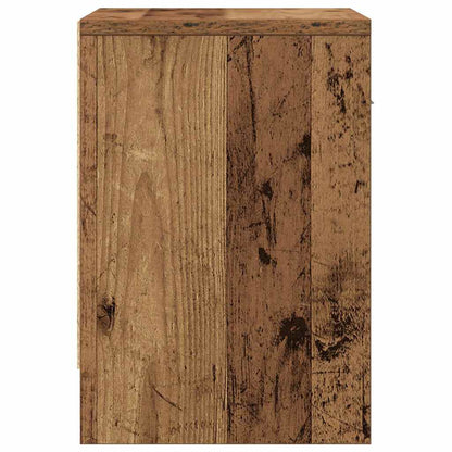 Mesas de cabeceira 2 pcs com gaveta 39x28x41 cm madeira velha