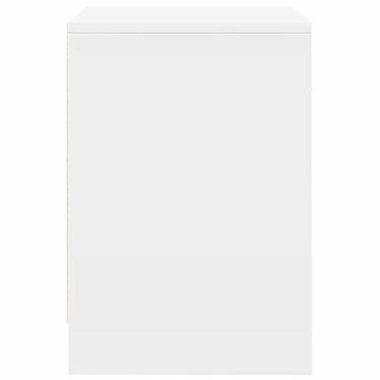 Mesa de cabeceira com gaveta 40x34x50 cm branco