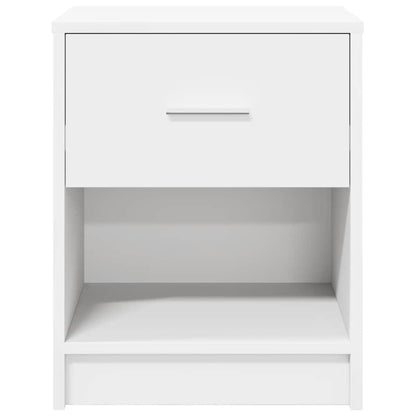 Mesas de cabeceira 2 pcs com gaveta 40x34x50 cm branco