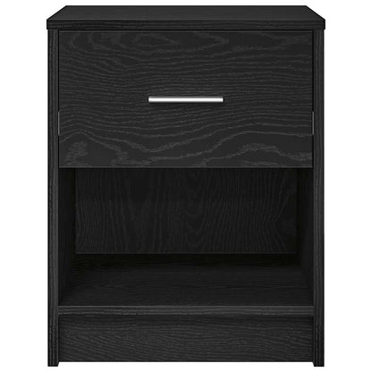 Mesa de cabeceira com gaveta 40x34x50 cm preto