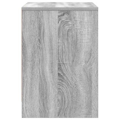 Mesas de cabeceira 2 pcs com gaveta 40x34x50 cm cinzento sonoma