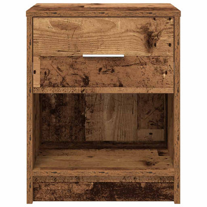 Mesa de cabeceira com gaveta 40x34x50 cm madeira velha