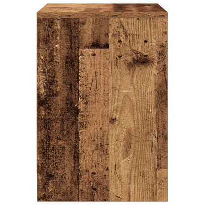 Mesa de cabeceira com gaveta 40x34x50 cm madeira velha