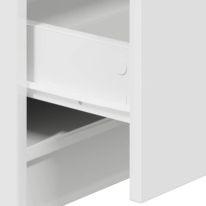 Mesas de cabeceira 2 pcs com 2 gavetas 40x36x50 cm branco