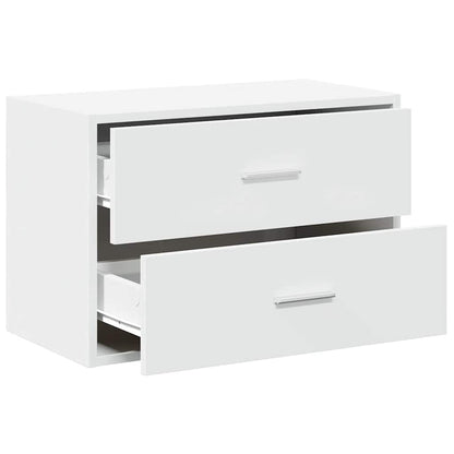 Armário c/ 2 gavetas 60x31x40 cm derivados madeira branco