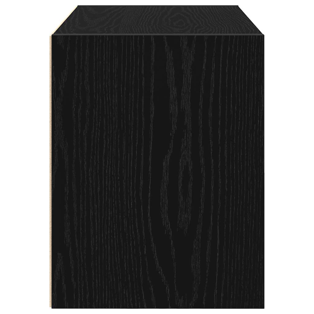 Armário c/ 2gavetas 60x31x40cm derivados madeira carvalho preto