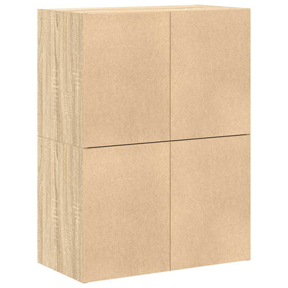 Armários c/ 2 gavetas 2 pcs 60x31x40cm derivados madeira