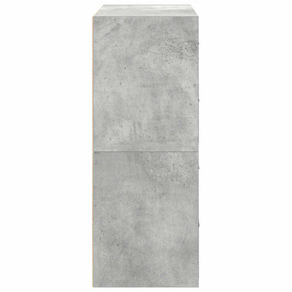 Armários com 2 gavetas 2 pcs 60x31x40 cm cinzento betão