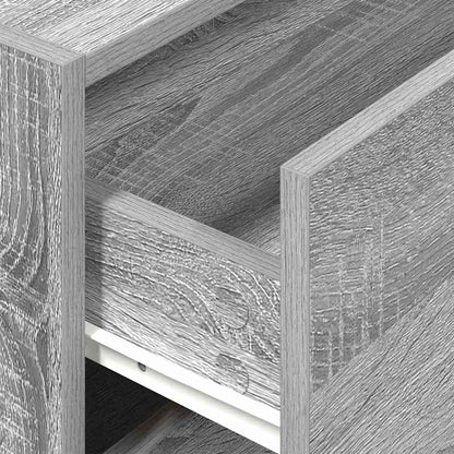 Armário c/ 2 gavetas 60x31x40 cm deriv. madeira cinzento sonoma