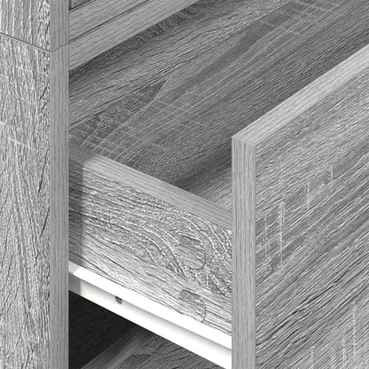 Armários c/ 2 gavetas 2 pcs 60x31x40cm derivados madeira