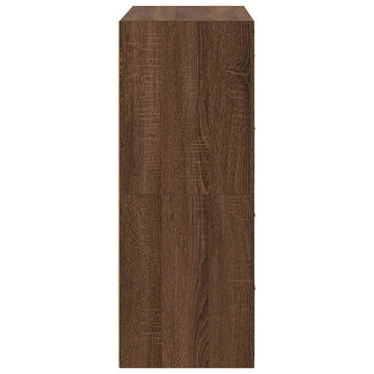 Armários c/ 2 gavetas 2 pcs 60x31x40cm derivados madeira