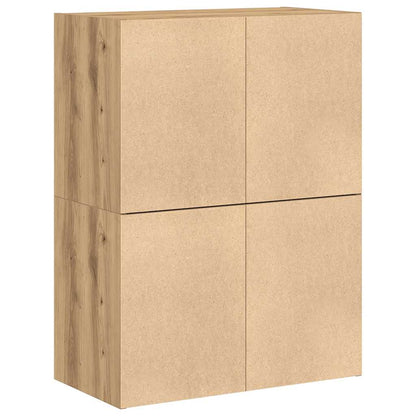 Armários c/ 2 gavetas 2 pcs 60x31x40cm derivados madeira