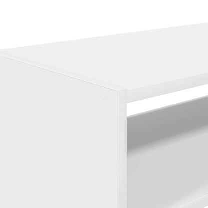 Sapateiras 2 pcs empilháveis 60x30x30,5 cm branco