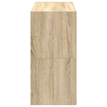 Sapateiras 2 pcs empilháveis 60x30x30,5 cm carvalho sonoma