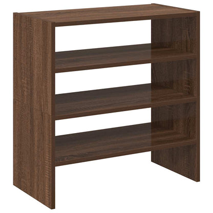 Sapateiras 2 pcs empilháveis 60x30x30,5 cm carvalho castanho