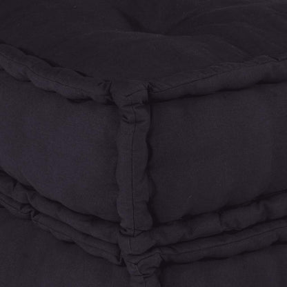 Pufe modular 70x70x36 cm tecido antracite