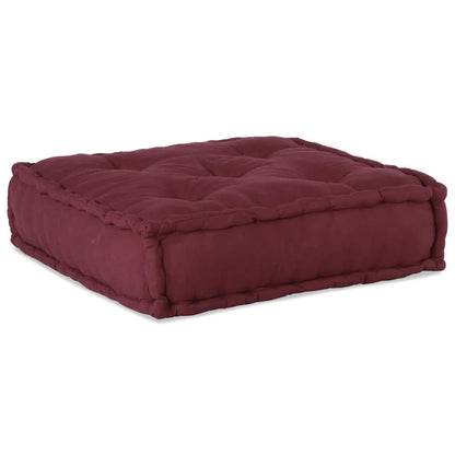 Pufe modular 70x70x36 cm tecido castanho