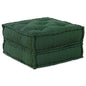 Pufe modular 70x70x36 cm tecido verde