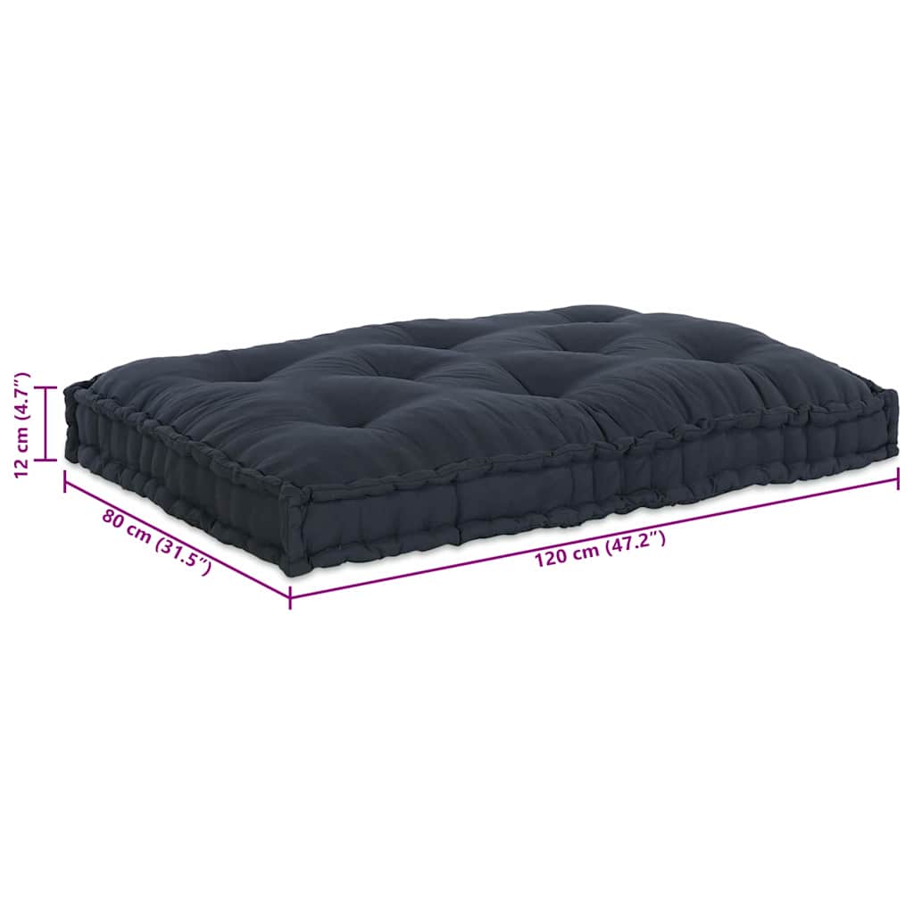 Travesseiro para Sofá Pallet Antracite tecido