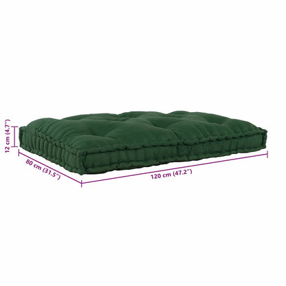 Travesseiro para Sofá Pallet Verde tecido