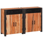 Buffet 2 pcs Castanho 110 x 30 x 75 cm Madeira de acácia maciça