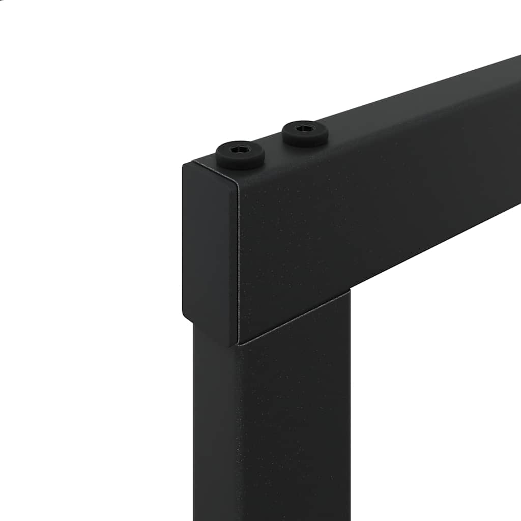 Suporte para lenha 55x30x116 cm aço preto