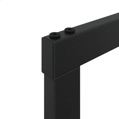 Suporte para lenha 55x30x116 cm aço preto