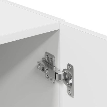 2 pcs armário de cozinha conjunto derivados de madeira branco