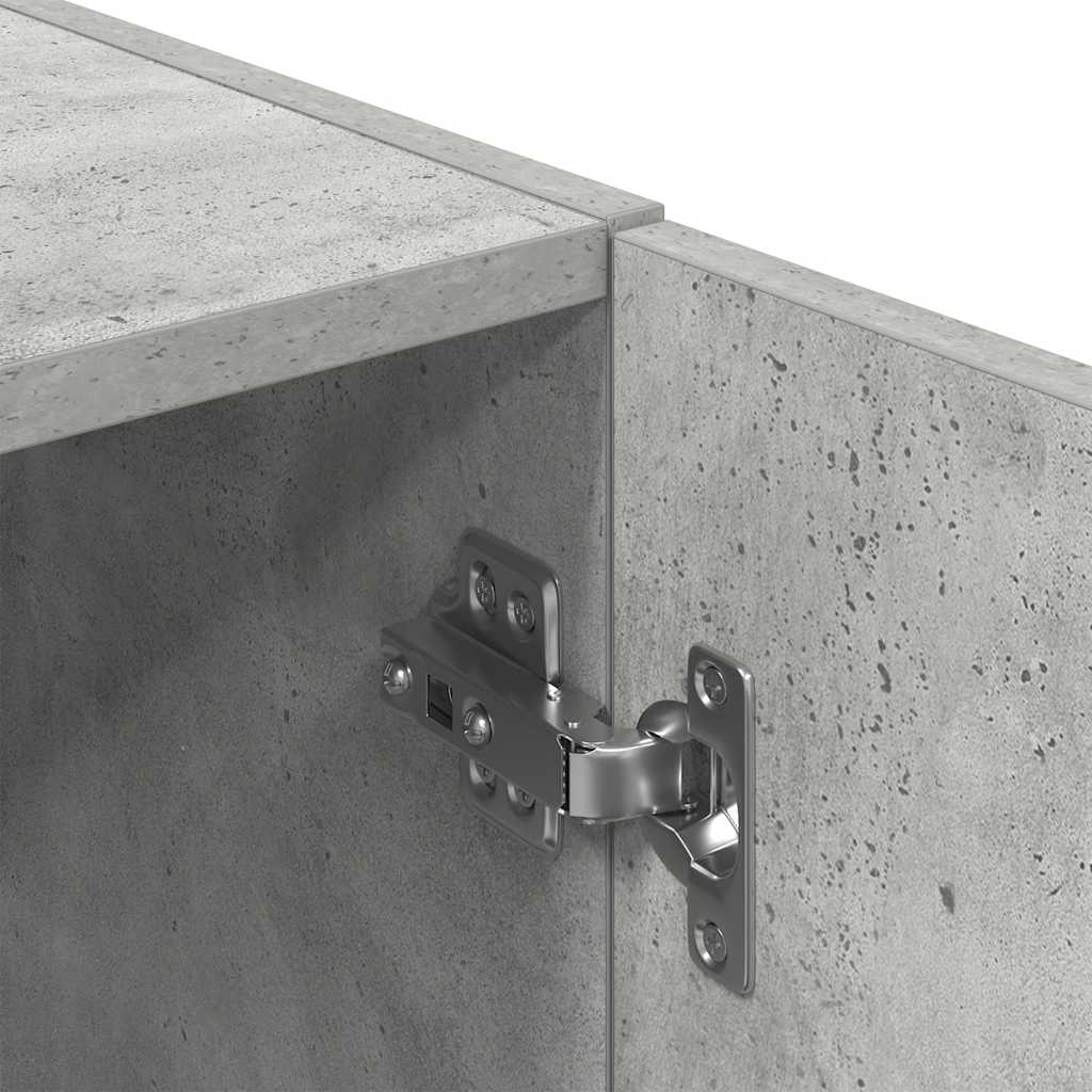 2 pcs armário de cozinha conjunto deriv. madeira cinza cimento