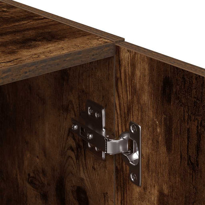 2pcs armário de cozinha conjunto deriv. madeira carvalho fumado