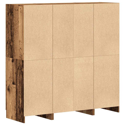 3 pcs armário de cozinha conjunto deriv. madeira madeira velha