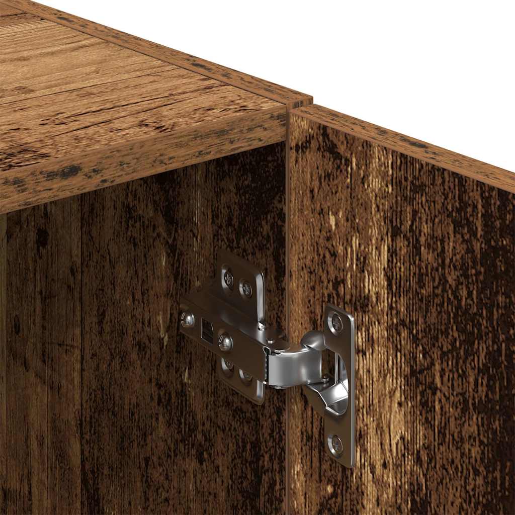 3 pcs armário de cozinha conjunto deriv. madeira madeira velha