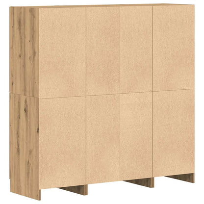 3pcs armário de cozinha conj. deriv. madeira carvalho artisiano