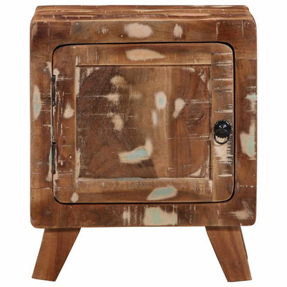 Mesas de cabeceira 2 pcs 40x32x46 cm madeira recuperada maciça