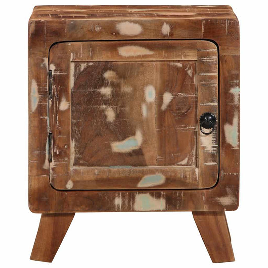 Mesas de cabeceira 2 pcs 40x32x46 cm madeira recuperada maciça