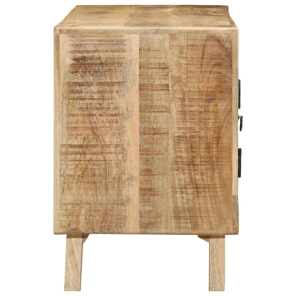 Móvel de TV de madeira de mangueira áspera maciça