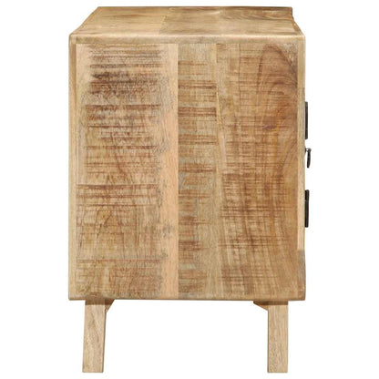 Móvel de TV de madeira de mangueira áspera maciça