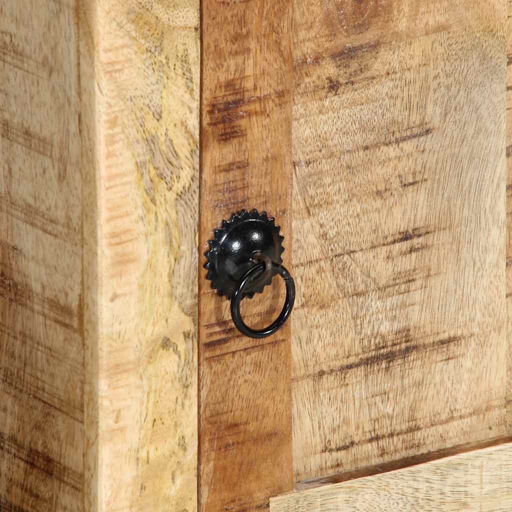 Móvel de TV de madeira de mangueira áspera maciça