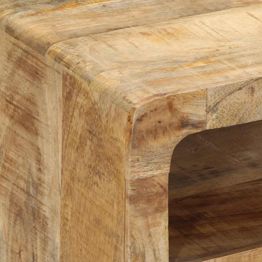 Móvel de TV de madeira de mangueira áspera maciça