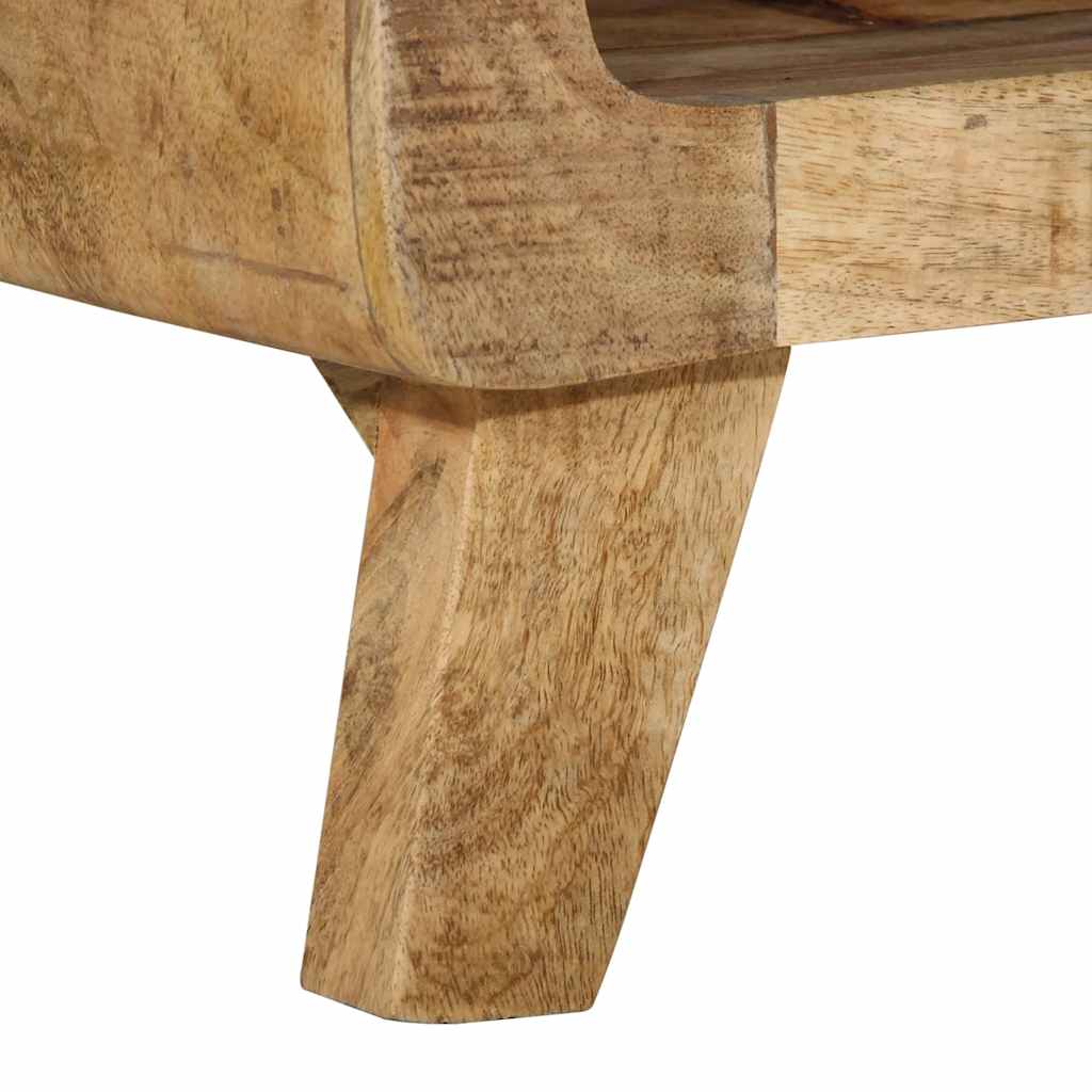 Móvel de TV de madeira de mangueira áspera maciça