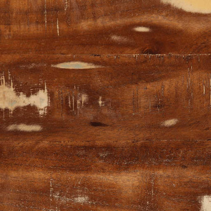 Armário de TV para parede de madeira recuperada maciça