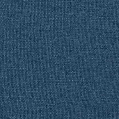 Cadeiras de jantar 2 pcs tecido azul