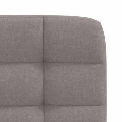 Cadeiras de jantar 2 pcs tecido cinzento-acastanhado