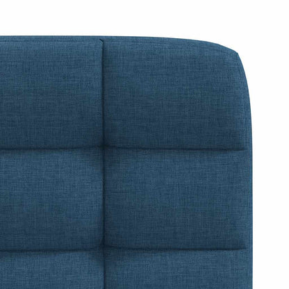 Cadeiras de jantar 2 pcs tecido azul